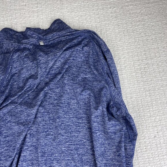 Nike Dri Fit Running Men's Large Blue/Purple 1/4 Zip Pullover 683485-457 Shirt - Picture 14 of 16